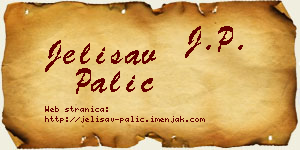 Jelisav Palić vizit kartica